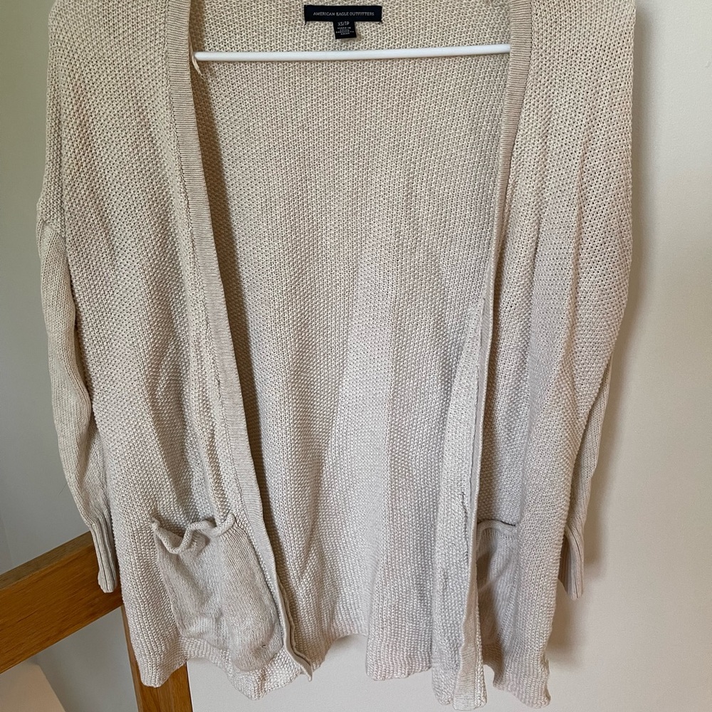 Cream cardigan